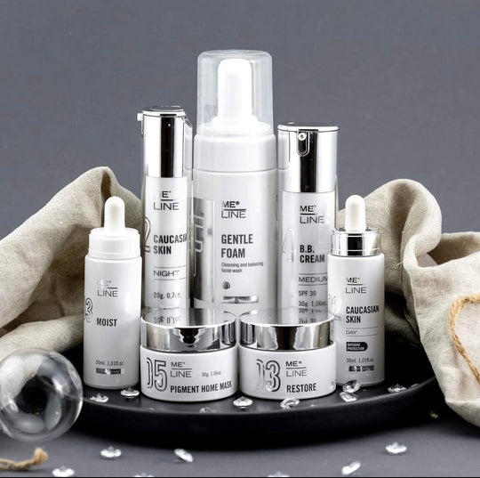 Har du ujevn pigmentering, pigmentflekker eller melasma? Da bør du prøve  behandling og produkter fra Meline