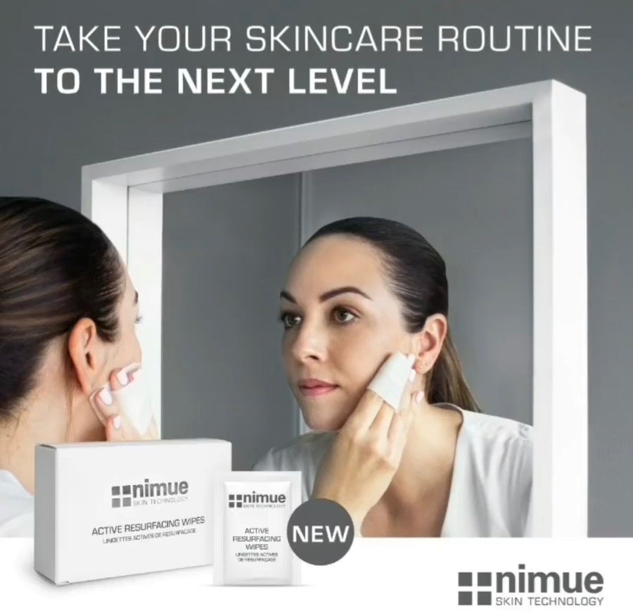 Nimue skin technology Active Resurfacing Wipes