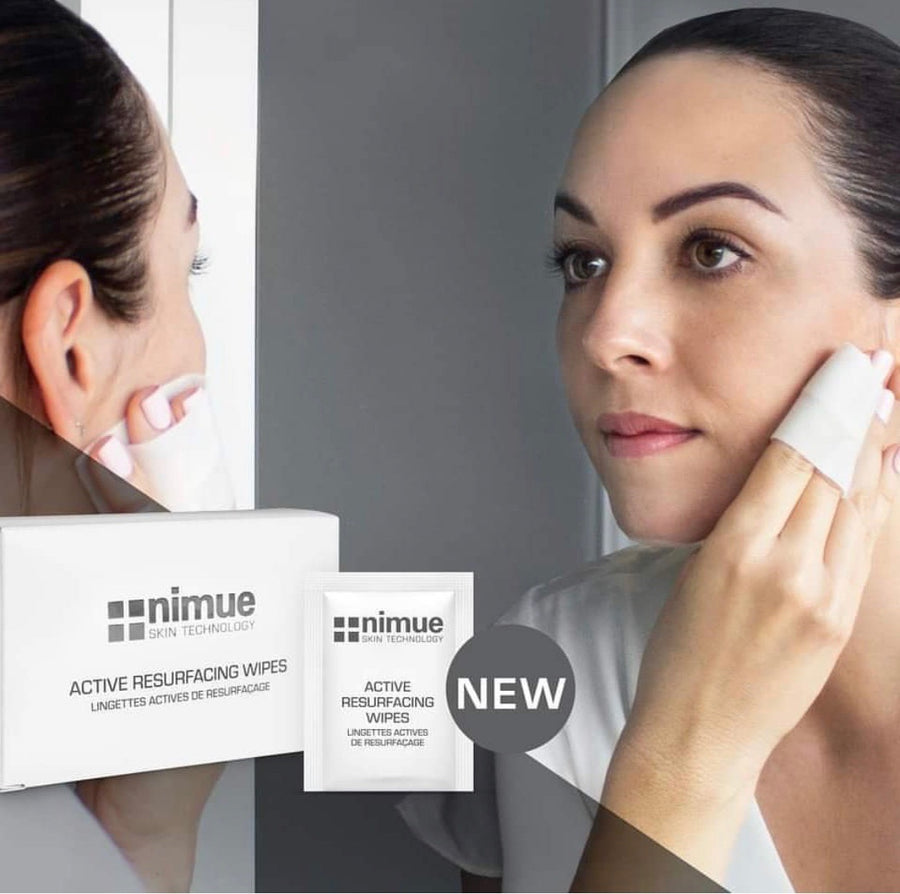 Nimue skin technology Active Resurfacing Wipes